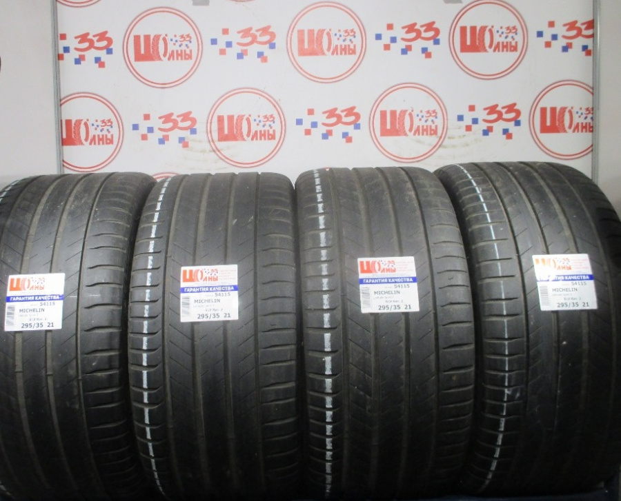 Шина Б/У 295/35 R21 Лето MICHELIN Latitude Sport-3 Кат. 2