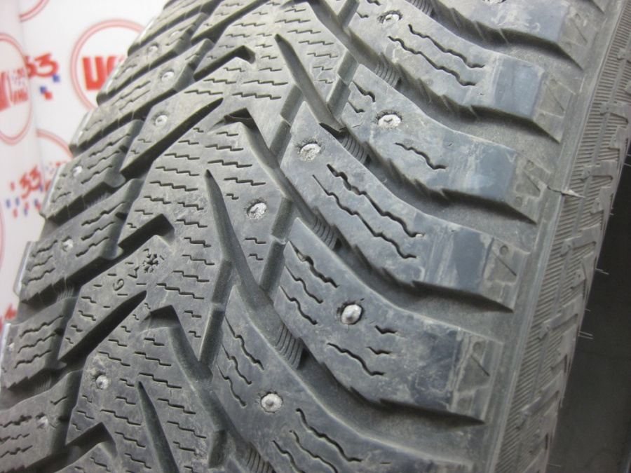 Шина Б/У 235/55 R19 Зима Шипы  NOKIAN HKPL-8/SUV-8 Кат. 3