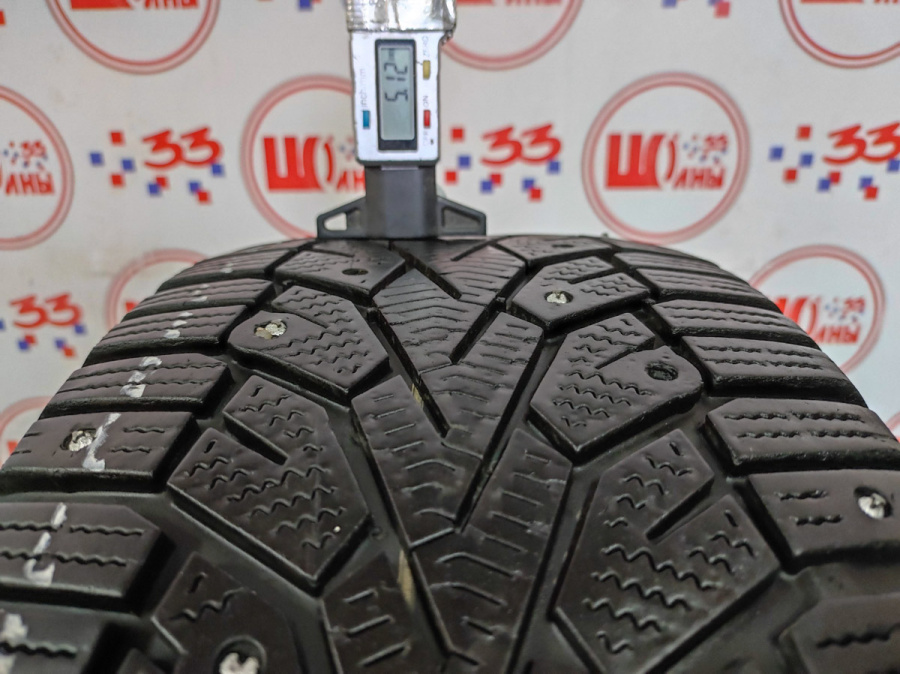 Шина Б/У 205/55 R16 Зима Шипы  GISLAVED Nord Frost-100 Кат. 4