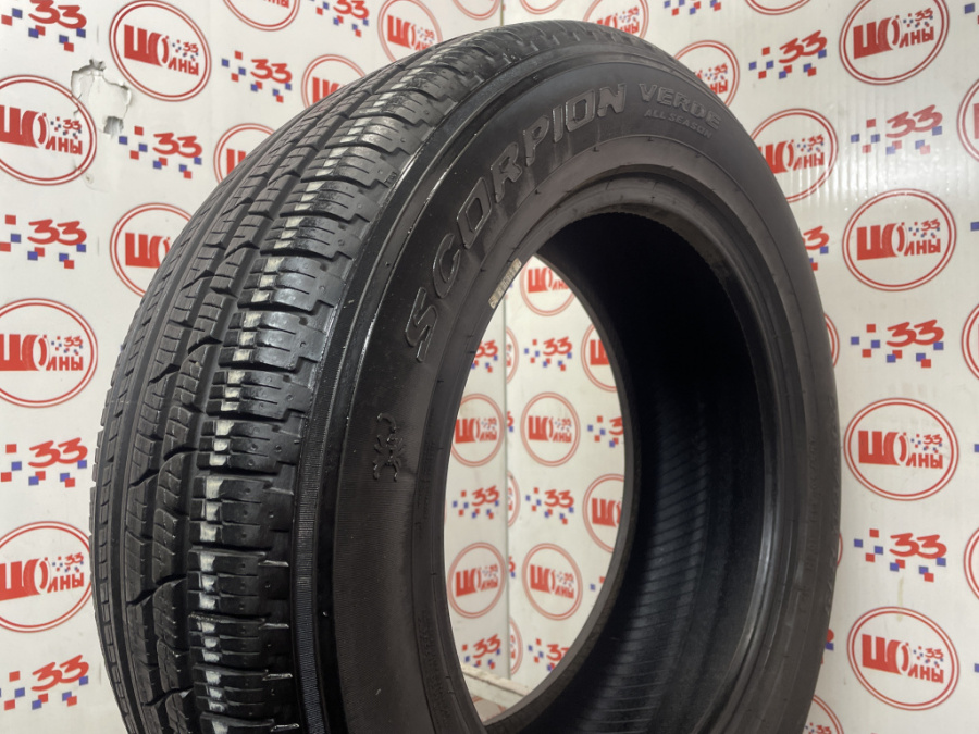 Шина Б/У 245/60 R18 Лето PIRELLI Scorpion Verde AS Кат. 2