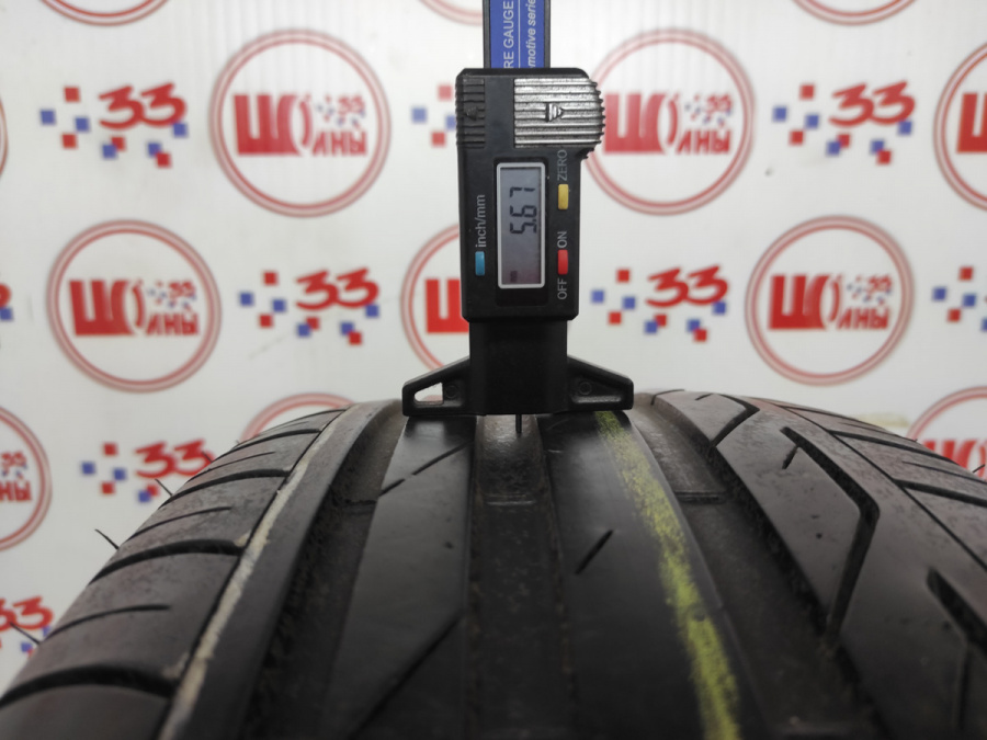 Шина Б/У 215/60 R16 Лето BRIDGESTONE Turanza T-001 Кат. 3
