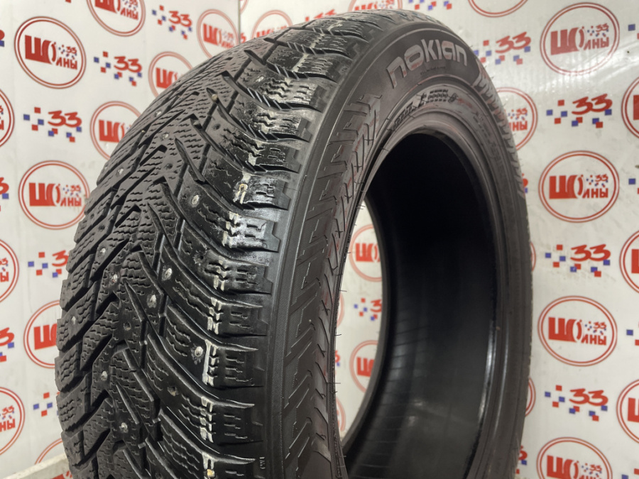 Шина Б/У 235/55 R17 Зима Шипы  NOKIAN HKPL-8/SUV-8 Кат. 4