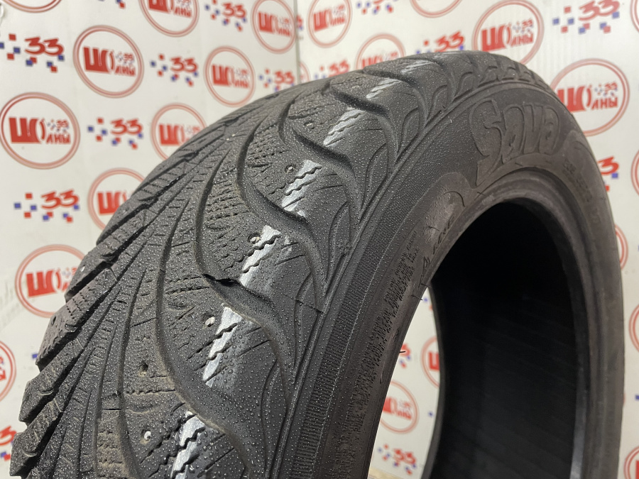 Б/У 205/55 R16 Зима Шипы  SAVA Eskimo STUD Кат. 3