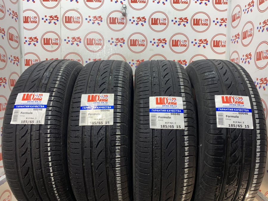 Шина Б/У 185/65 R15 Лето Formula Energy Кат. 3