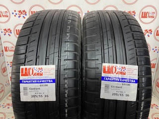 Б/У 205/55 R16 Лето Cordiant Sport-2 PS-501 Кат. 2