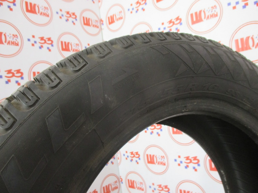 Шина Б/У 215/55 R16 Зима Шипы  PIRELLI Winter Carving/Carving Edge Кат. 4