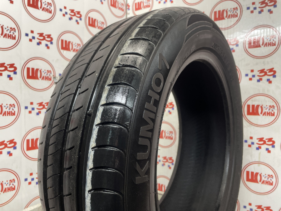 Шина Б/У 205/55 R16 Лето KUMHO KH-27 Кат. 2