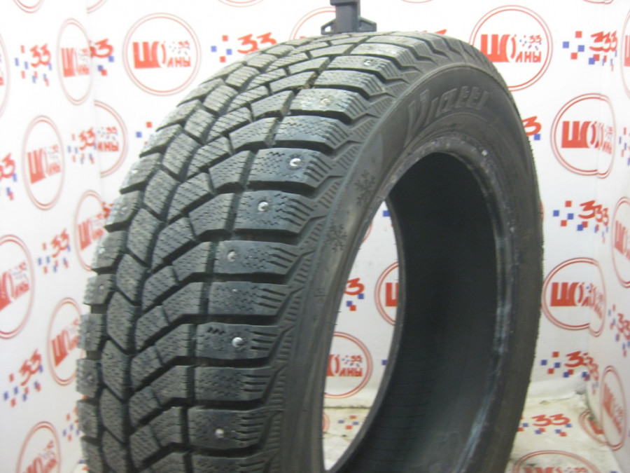 Шина Б/У 195/55 R15 Зима Шипы  Viatti Brina Nordico V-522 Кат. 1