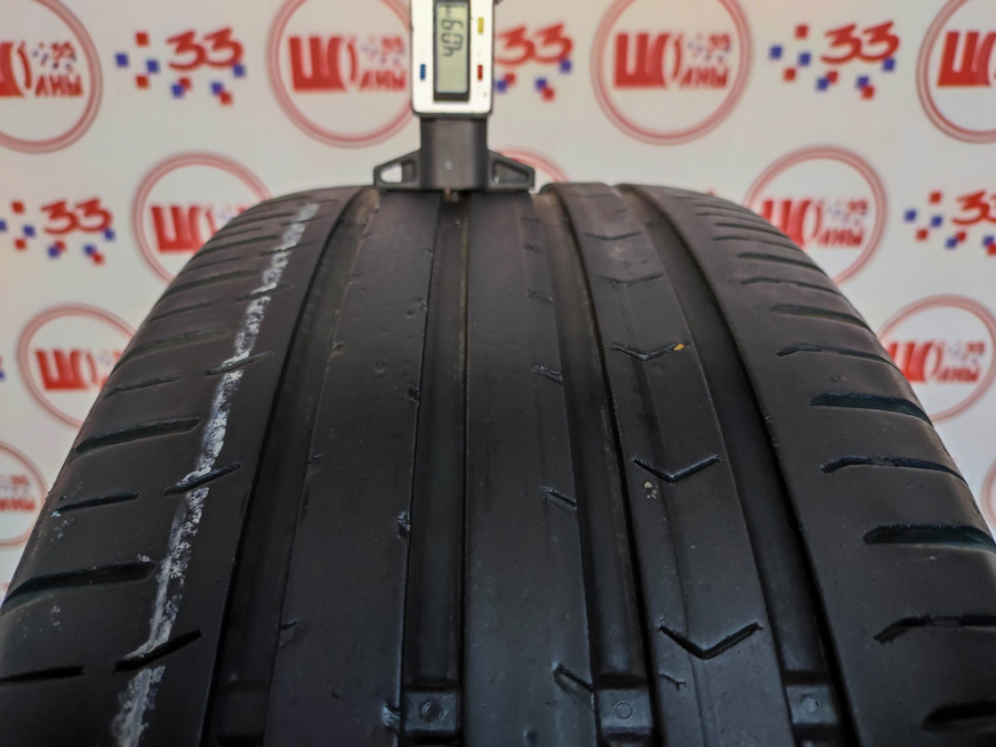 Шина Б/У 225/60 R17 Лето CONTINENTAL C.PremiumContact-5 Кат. 5