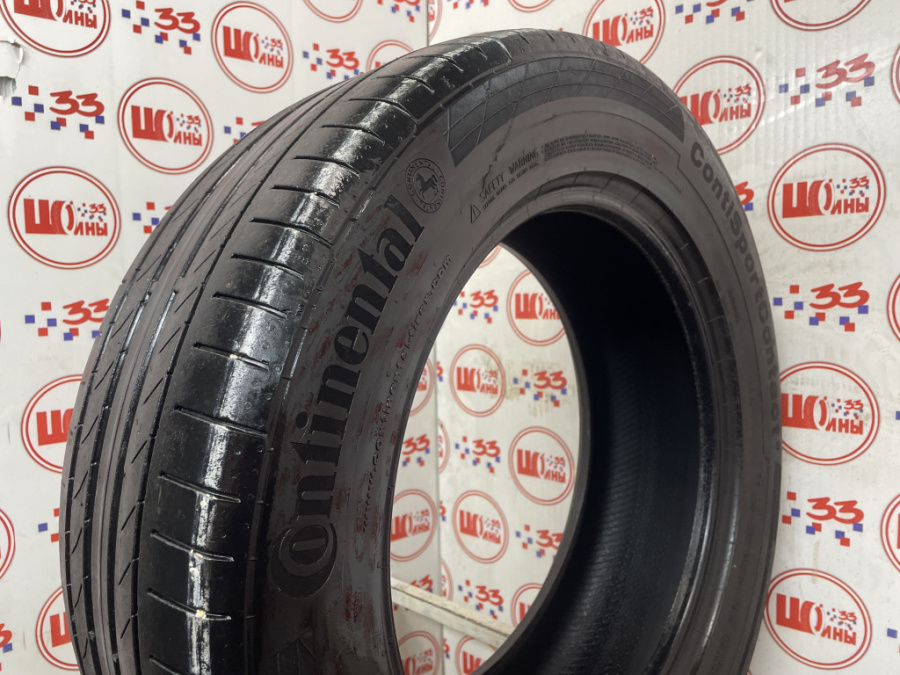 Шина Б/У 235/60 R18 Лето CONTINENTAL C.Sport Contact-5 Кат. 5