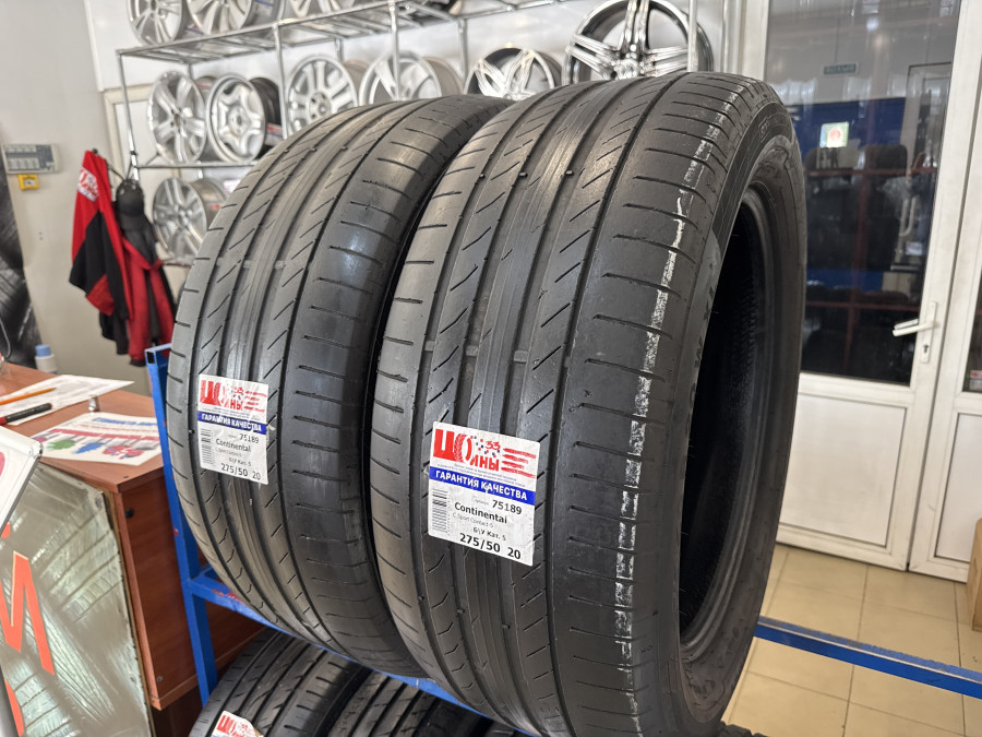 Шина Б/У 275/50 R20 Лето CONTINENTAL C.Sport Contact-5 Кат. 5