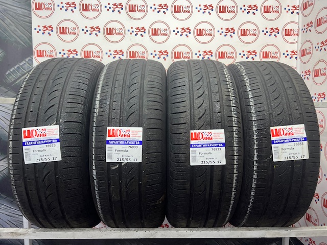 Шина Б/У 215/55 R17 Лето Formula Energy Кат. 5