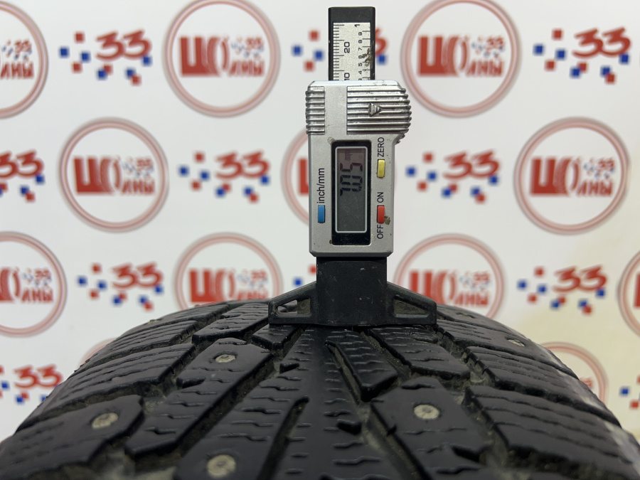 Шина Б/У 195/55 R16 Зима Шипы  Cordiant Snow Cross Кат. 2