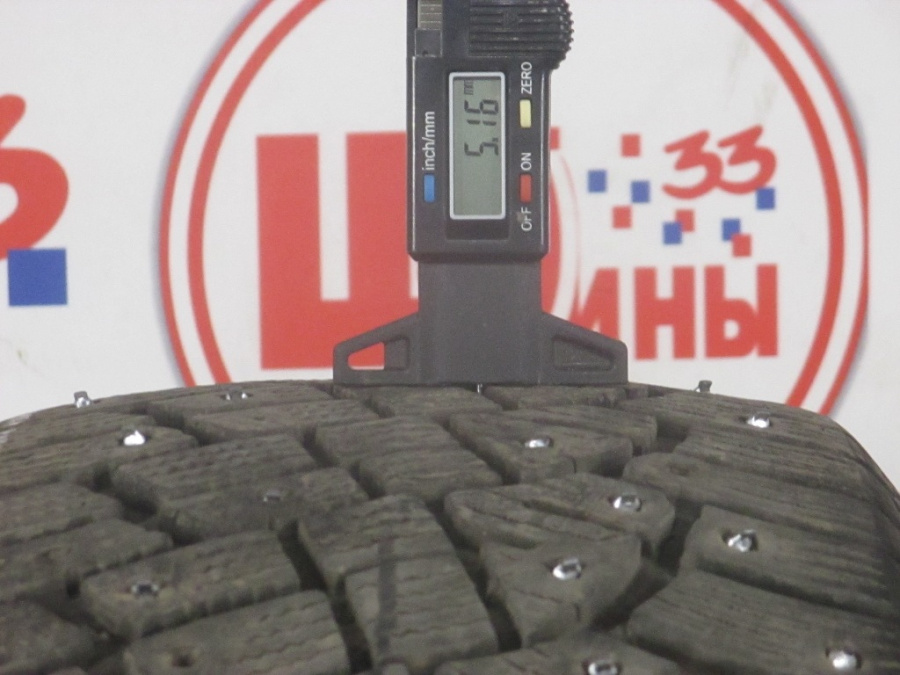 Шина Б/У 205/55 R16 Зима Шипы  CONTINENTAL C.  Ice Contact-2 Кат. 5