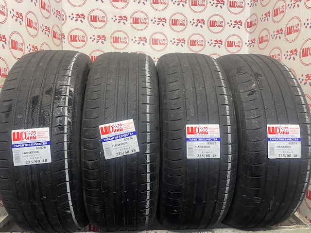 Шина Б/У 235/60 R18 Лето HANKOOK Ventus Prime-2 K-115 Кат. 5