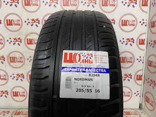Б/У 205/55 R16 Лето NORDMAN SX-2 Кат. 5