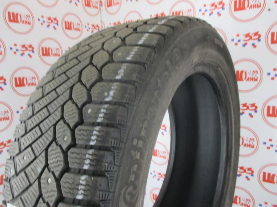Б/У 235/55 R18 Зима Шипы  CONTINENTAL C.  Ice Contact Кат. 5