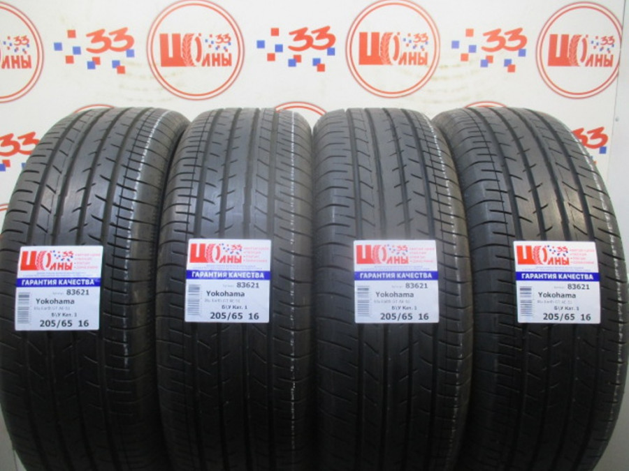 Шина Б/У 205/65 R16 Лето YOKOHAMA Blu Earth GT AE-51 Кат. 1