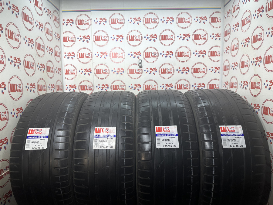Шина Б/У 275/45 R20 Лето NOKIAN Hakka Black/Black SUV Кат. 5