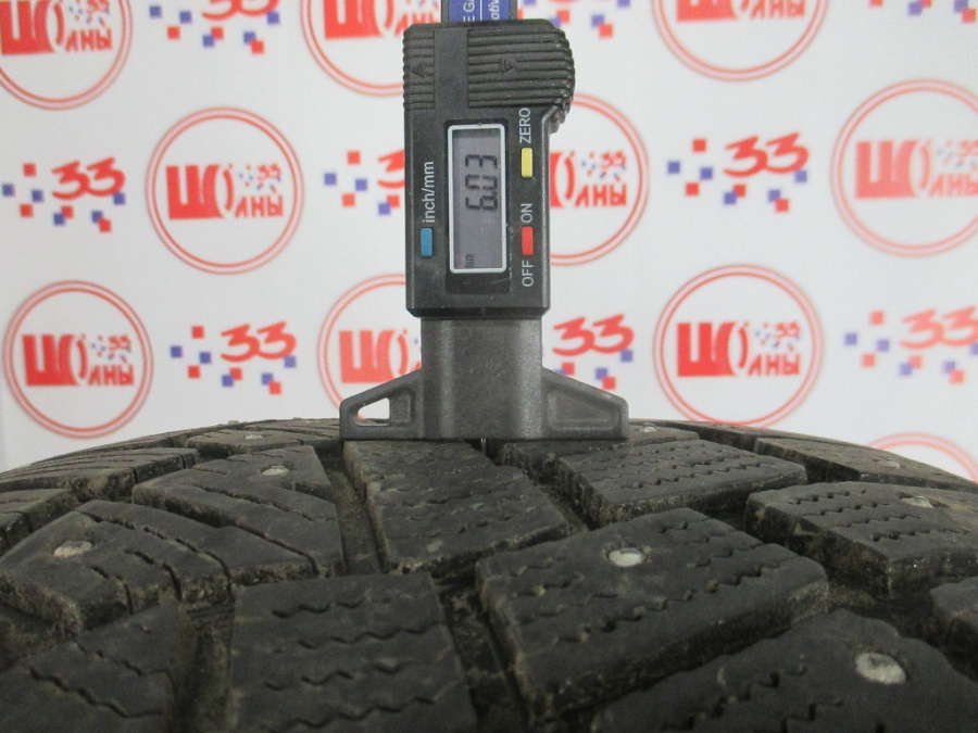 Шина Б/У 255/55 R18 Зима Шипы  CONTINENTAL C.  Ice Contact-2 Кат. 3