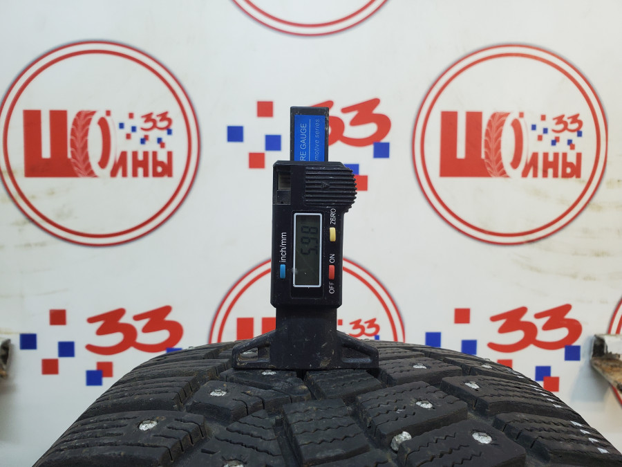 Шина Б/У 225/55 R17 Зима Шипы  CONTINENTAL C.  Ice Contact-2 RSC Кат. 3