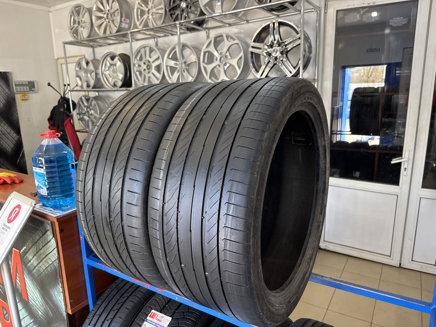 Шина Б/У 295/35 R21 Лето CONTINENTAL C.Sport Contact-5P Кат. 4