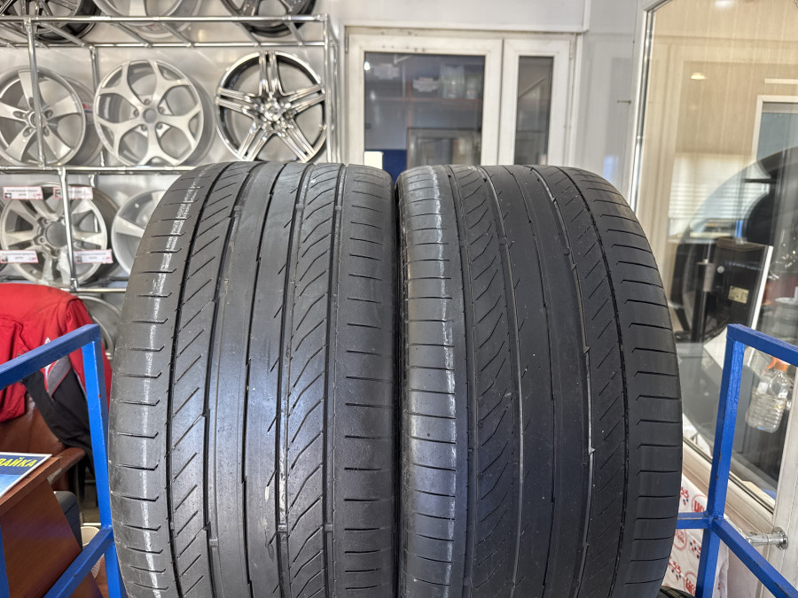 Шина Б/У 295/35 R21 Лето CONTINENTAL C.Sport Contact-5P Кат. 4