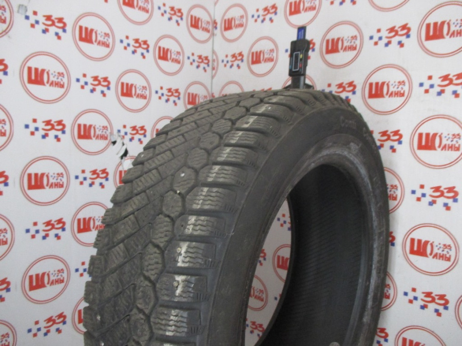 Б/У 205/55 R16 Зима Шипы  CONTINENTAL C.  Ice Contact Кат. 4
