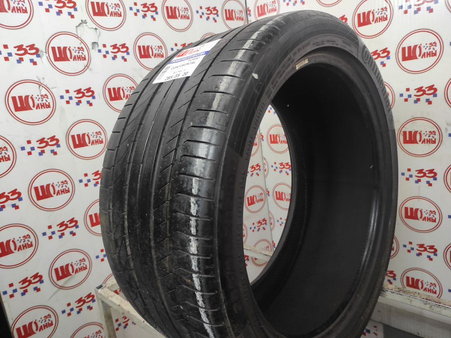 Шина Б/У 285/35 R20 Лето CONTINENTAL C.Sport Contact-5 Кат. 3