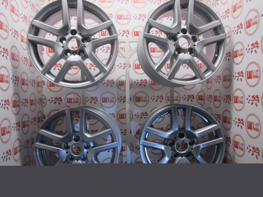 Б/У Диск Литой оригинальный 7.5 JR17 5/130 50 d71.5 Серебро (КолпачкиОригинальные) Volkswagen Кат.В