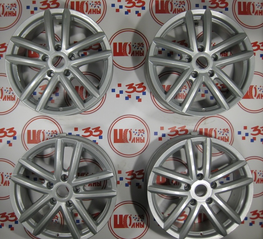 Б/У Диск Литой неоригинальный 8 JR18 5/130 57 d71.5  (КолпачкиНе оригинальные)  Кат.В