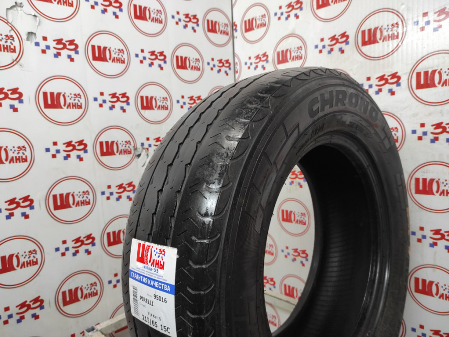 Шина Б/У 215/65 R15C Лето PIRELLI Chrono Кат. 5