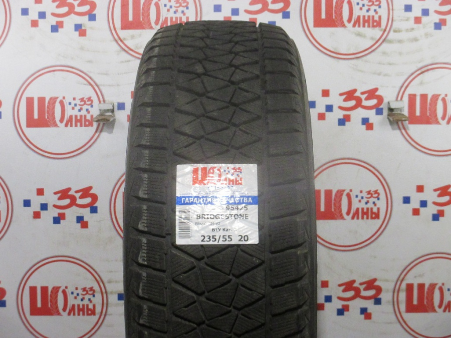 Б/У 235/55 R20 Зима BRIDGESTONE Blizzak DM-V2 Кат. 3
