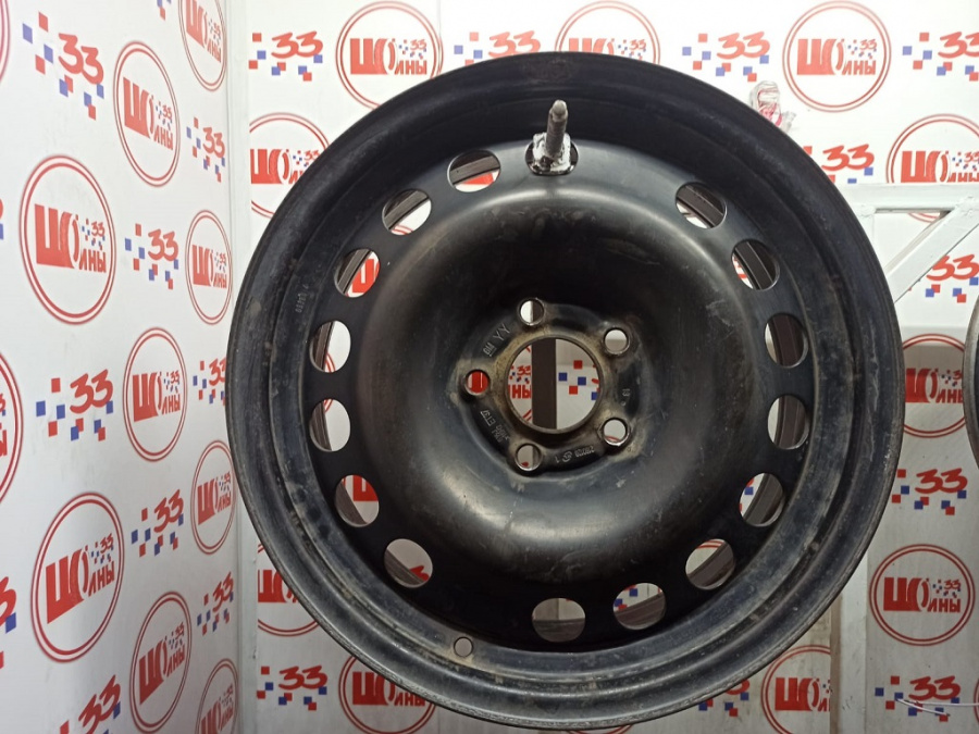 Б/У Диск Стальной оригинальный 6 JR15 5/105 39 d56.6 Черный (Колпачки) Chevrolet Кат.А1