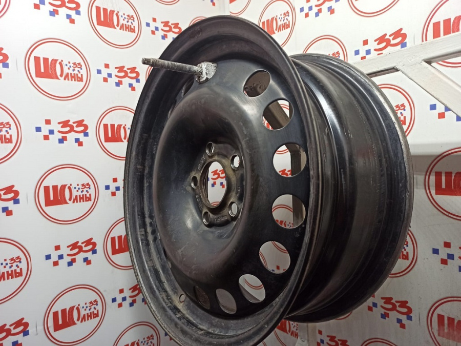 Б/У Диск Стальной оригинальный 6 JR15 5/105 39 d56.6 Черный (Колпачки) Chevrolet Кат.А1