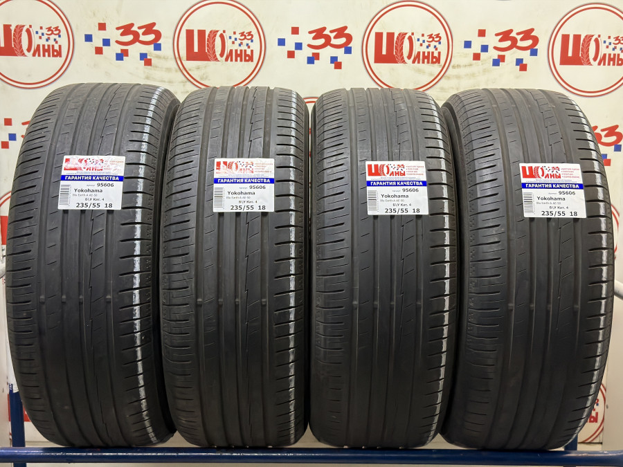 Шина Б/У 235/55 R18 Лето YOKOHAMA Blu Earth-A AE-50 Кат. 4