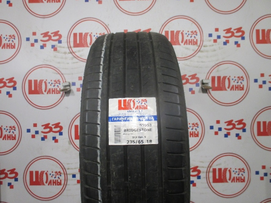 Б/У 235/65 R18 Лето BRIDGESTONE Alenza-001 Кат. 5