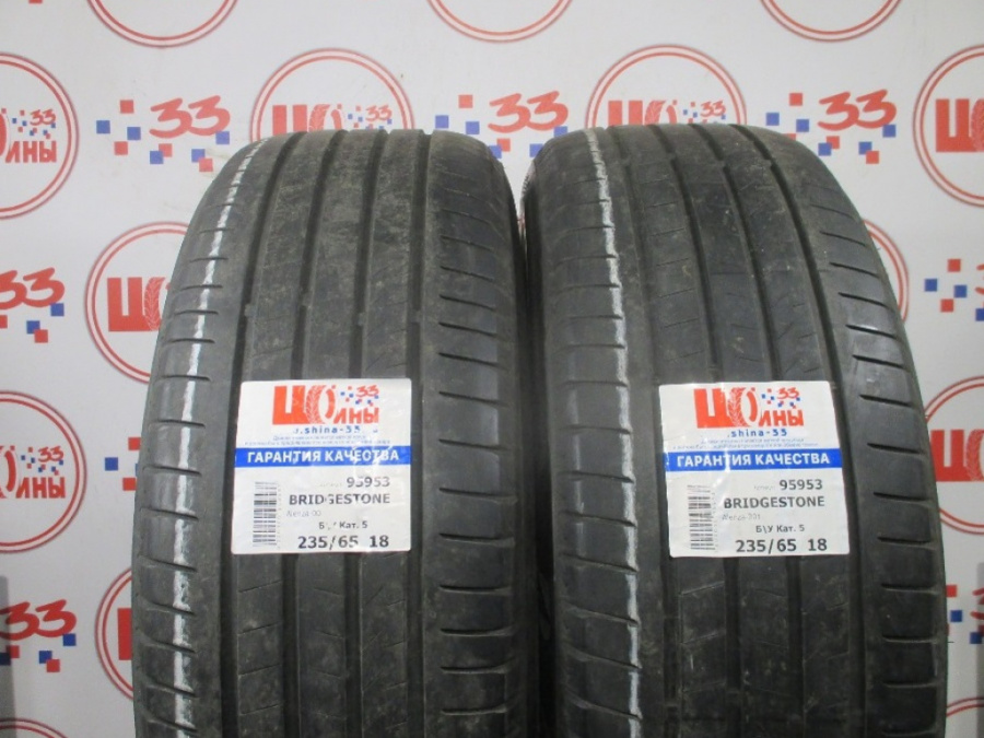 Б/У 235/65 R18 Лето BRIDGESTONE Alenza-001 Кат. 5