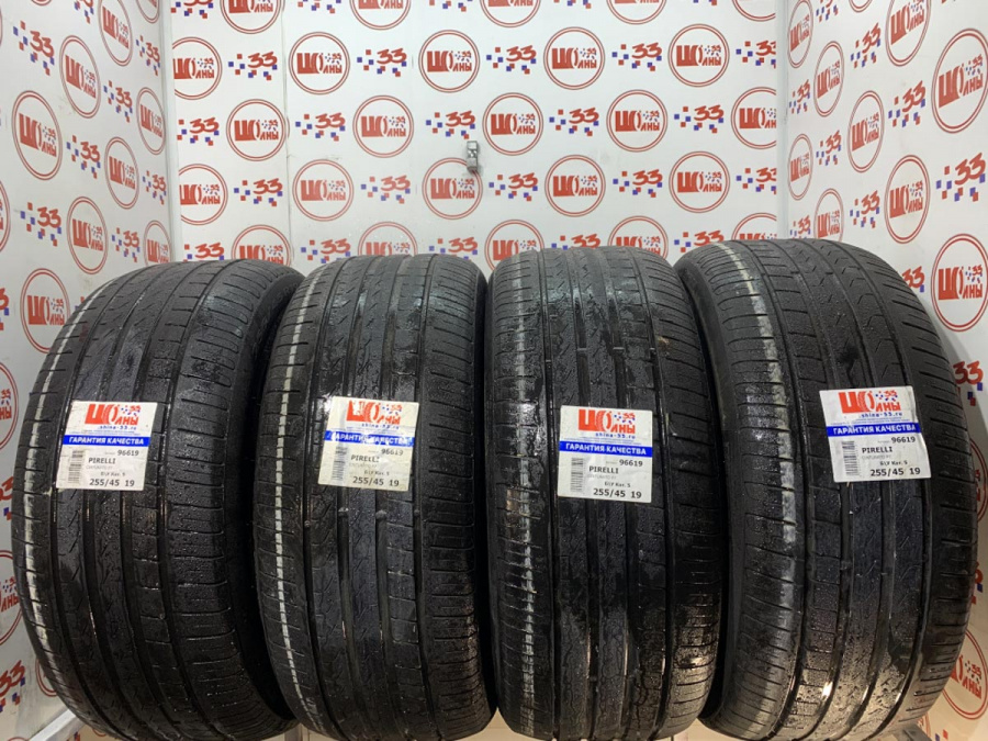 Шина Б/У 255/45 R19 Лето PIRELLI Cinturato P7 Кат. 5