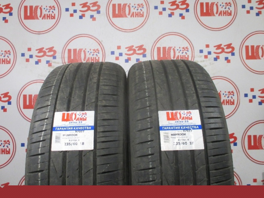 Б/У 235/60 R18 Лето HANKOOK Ventus S1 Evo-2 K-117 Кат. 4