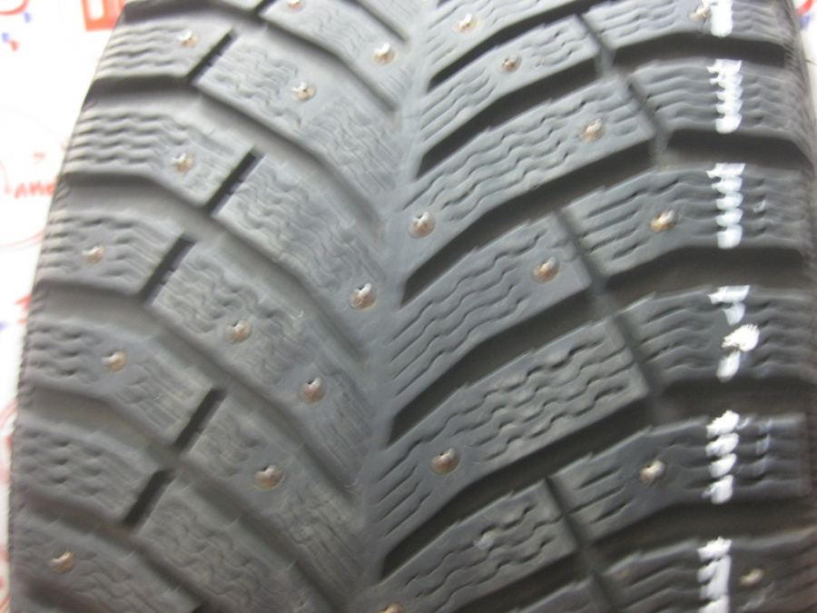 Шина Б/У 245/45 R18 Зима Шипы  MICHELIN X-Ice North-4 Кат. 3