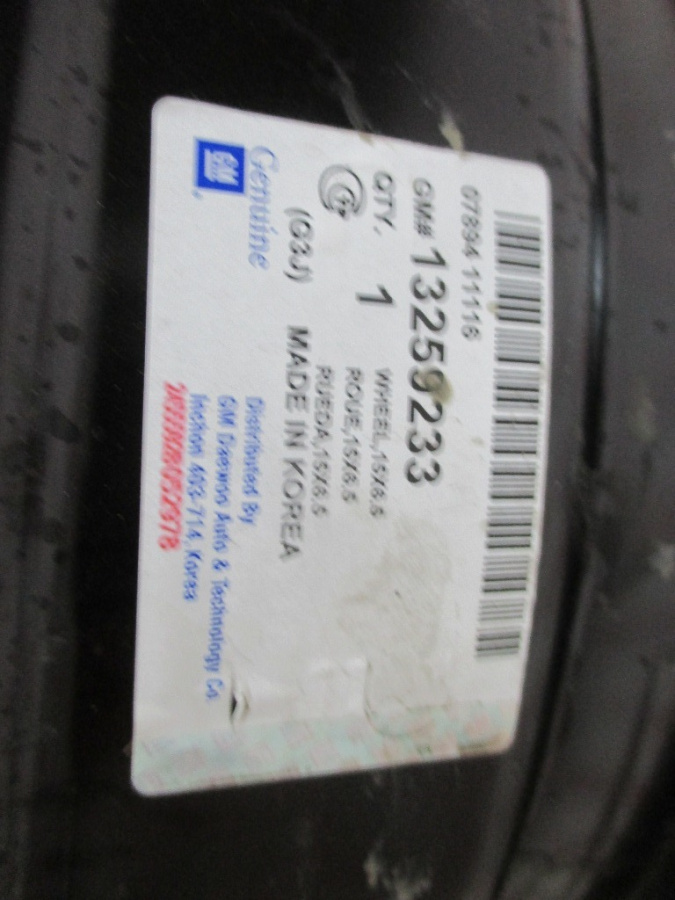 Б/У Диск Стальной оригинальный R15 GM 13259233 Chevrolet Кат.А2