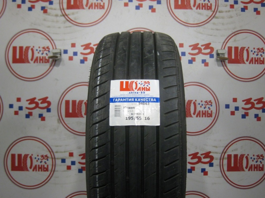 Шина Б/У 195/55 R16 Лето Nexen N`fera SU4 Кат. 3