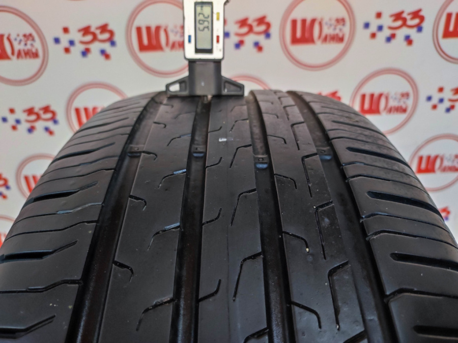Шина Б/У 235/55 R18 Лето CONTINENTAL EcoContact 6 Кат. 3