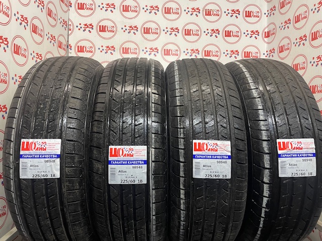 Шина Б/У 225/60 R18 Лето Atlas Batman A 51 Кат. 1