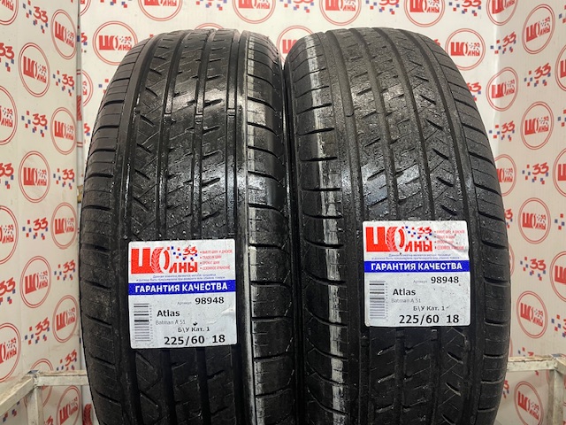 Б/У 225/60 R18 Лето Atlas Batman A 51 Кат. 1
