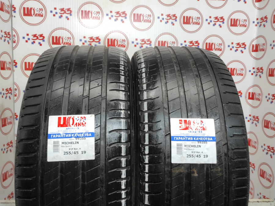 Б/У 255/45 R19 Лето MICHELIN Pilot Sport 3 Кат. 4