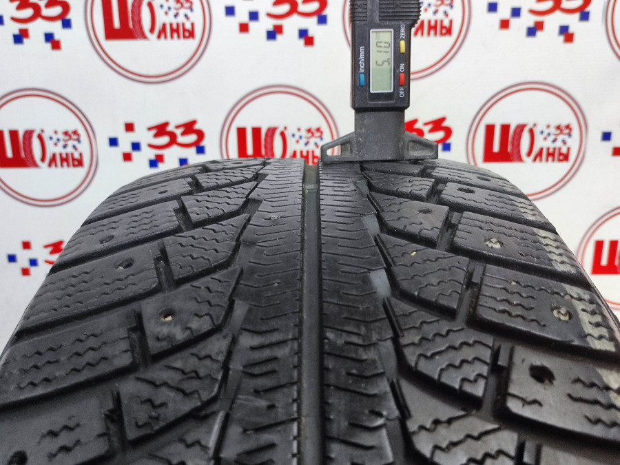 Шина Б/У 225/55 R16 Зима Шипы  GISLAVED Nord Frost-5 Кат. 4